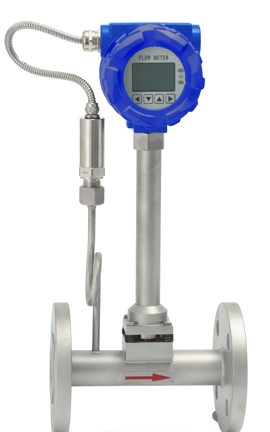 Các trường hợp mới nhất của công ty về Sự không khớp giữa đường kính ống dẫn của quy trình và lưu lượng thực tế của đồng hồ đo lưu lượng kiểu xoáy