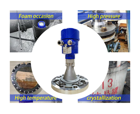 Giá tốt. NYRD-PB-B Độ chính xác ±3mm Độ chính xác cao cảm biến độ nước radar cho bình chất lỏng và hạt rắn Radar Level Gauge trực tuyến