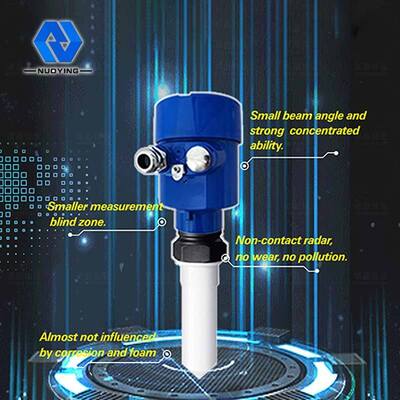 Giá tốt. 4-20mA NUOYING 26GHz NYRD805 Tank dầu nhiên liệu Radar Level Sensor Transmitter trực tuyến