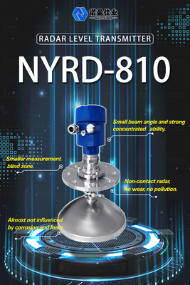 Good price 26GHz NYRD-810 Frequency Meter Wave Radar Solid Level Sensor Guided Radar Acid Level Transmitter trực tuyến