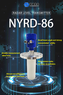 Good price Nuoying Nhà sản xuất Ống vuông nhỏ Kích thước không tiếp xúc Radar Level Meter Wireless Level Transmitter cho chất lỏng và rắn trực tuyến