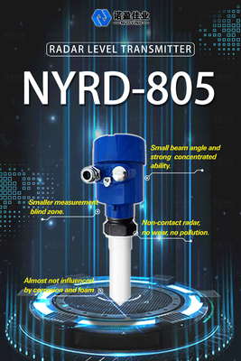 Giá tốt. Mức độ bảo vệ IP67 Phạm vi tần số 26GHz Radar Level Sensor Transmitter NYRD805 trực tuyến