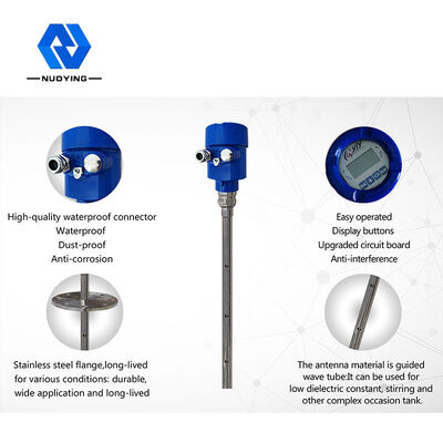 Giá tốt. 1.8GHz 6m Guided Wave Radar Level Meter với đầu ra 4-20mA/HART/Modbus và Coaxial Probe để đo mức độ chất lỏng trực tuyến
