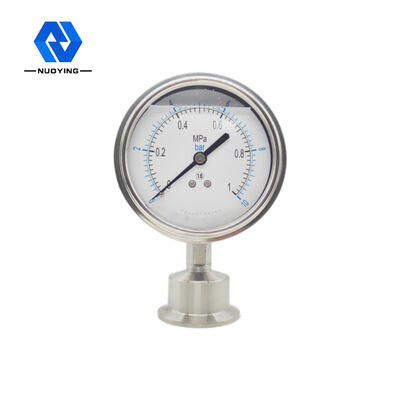 Giá tốt. Đồng hồ đo áp suất vệ sinh hợp vệ sinh với màng ngăn varivent trực tuyến
