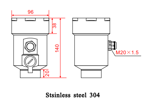 Radar tần số cao Mức phát sóng Radar sóng Solid Level Sensor Radar dẫn đường Signal Level Meter 3