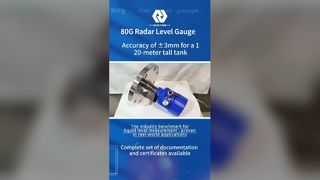 Máy đo mức radar 80GHz Đo chính xác cao